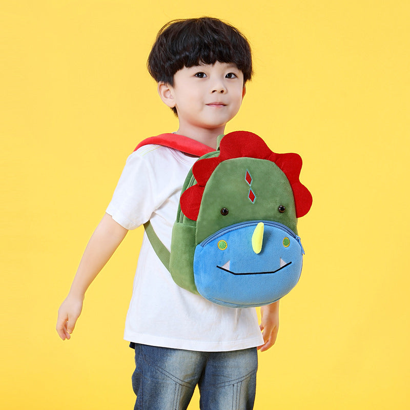Cute Dinosaur Toddler Backpack – Mini Daypack For Boys & Girls, Lightweight & Anti-Lost Rope – Perfect For Daycare, School, Or Travel