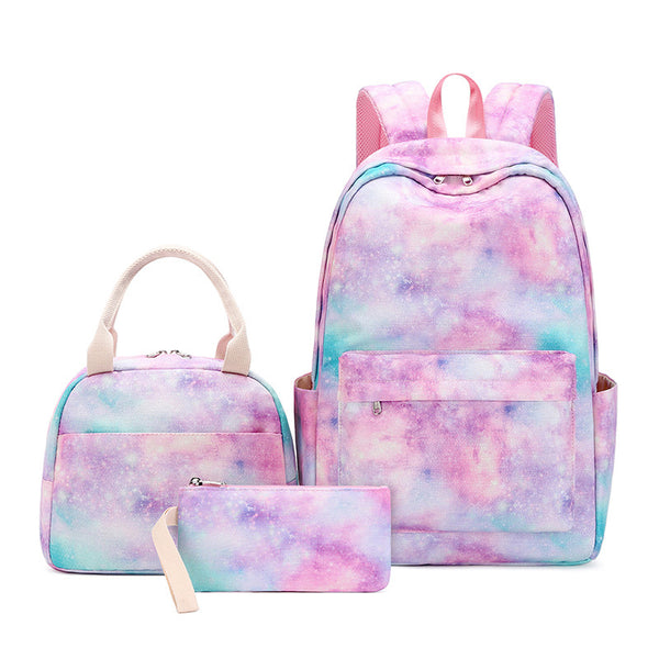 Galaxy School Bag Set Kids Backpack Girls School Bags School Backpacks