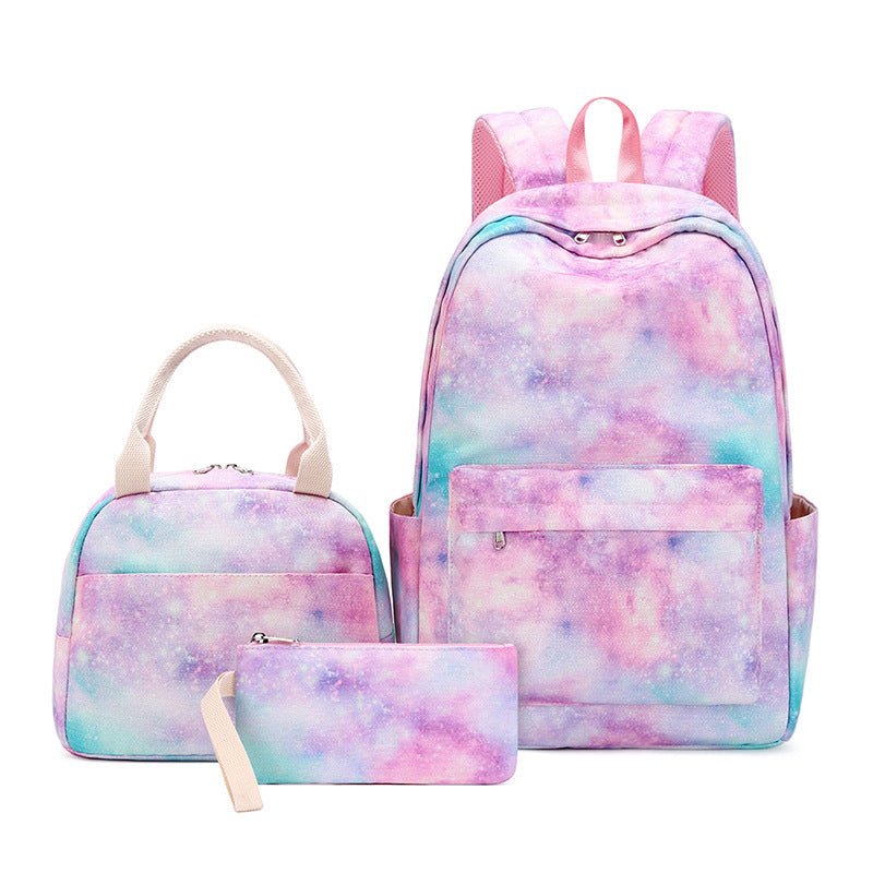 galaxy backpack school bag set