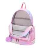 Girls School Bags with Lunch Compartment New Rainbow Backpack