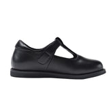 100% Leather Junior Velcro Mary Jane School Shoes