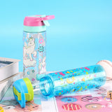 Kids Water Bottle with Straw & Flip-top Lid 750ml Peppy Spout Drink Bottle Tritan BPA Free