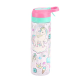 Kids Water Bottle with Straw & Flip-top Lid 750ml Peppy Spout Drink Bottle Tritan BPA Free