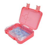 Kids Leak Proof  Bento Lunch Boxes with Removable Ice Pack Pink