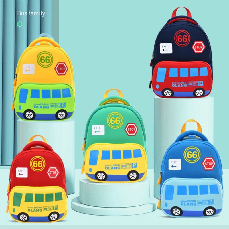 Bus Kids Backpack Toddler Backpack, Preschool Backpack, Mini Backpack, Backpack Kid
