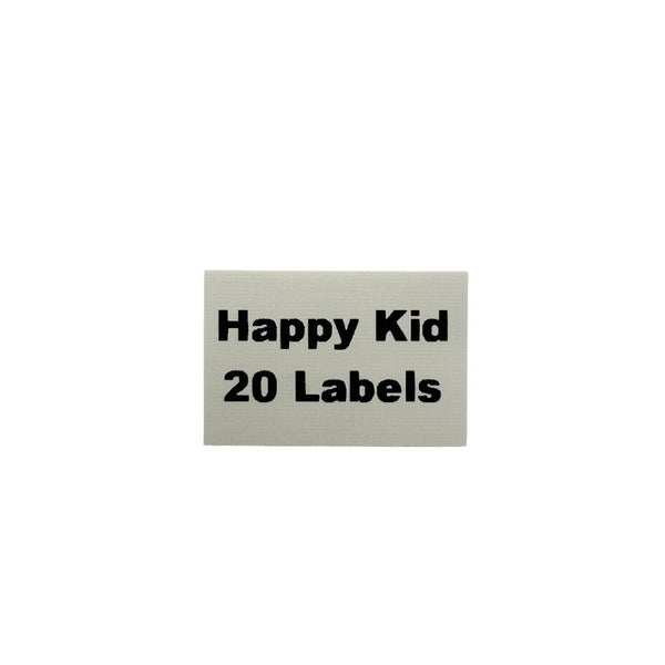 Iron On Name Labels-20 Labels