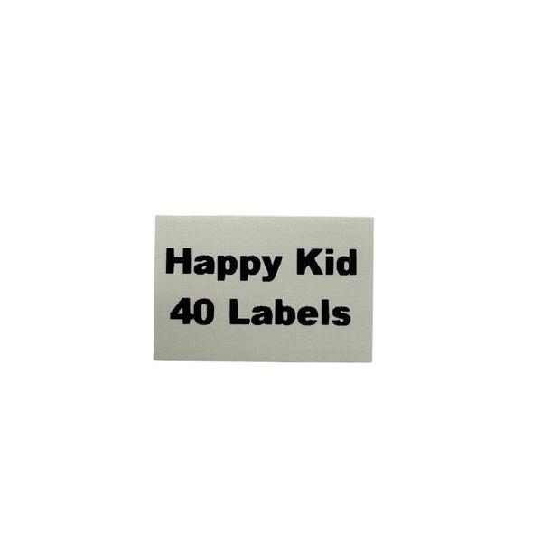 Iron On Name Labels-40 Labels