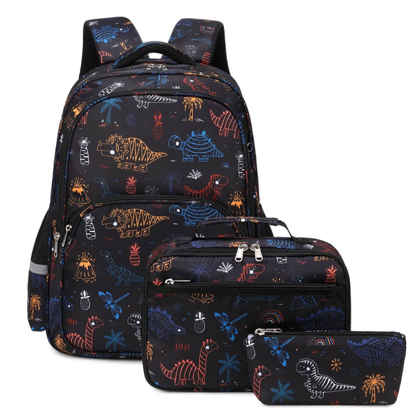 Kids Cute Cartoon Dinosaur Backpack School Bag for Boys NZ Happy Kid