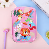 Pencil case-Amzon Pink