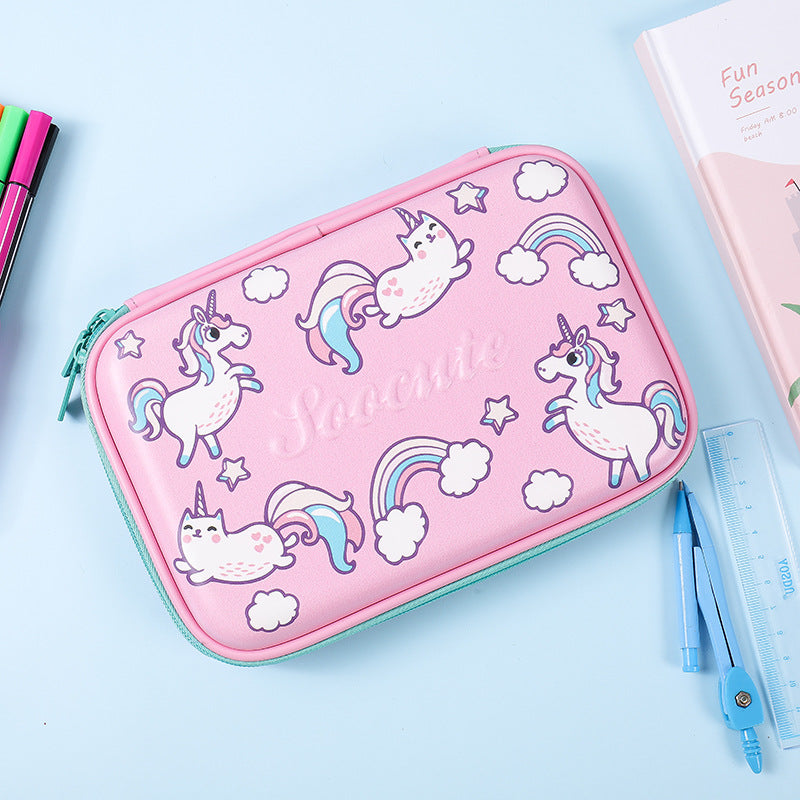 Hardtop Pencil Case-Unicorn