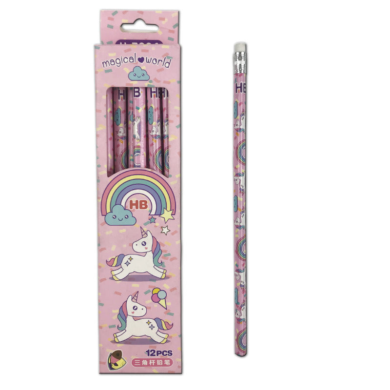 Pencil Pack-Pink Unicorn