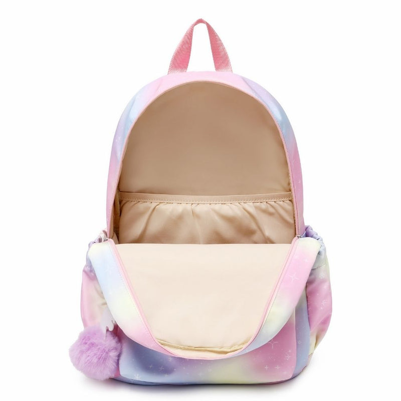Kids Popular School Bags Backpacks NZ for Girls Pink Star Happy Kid