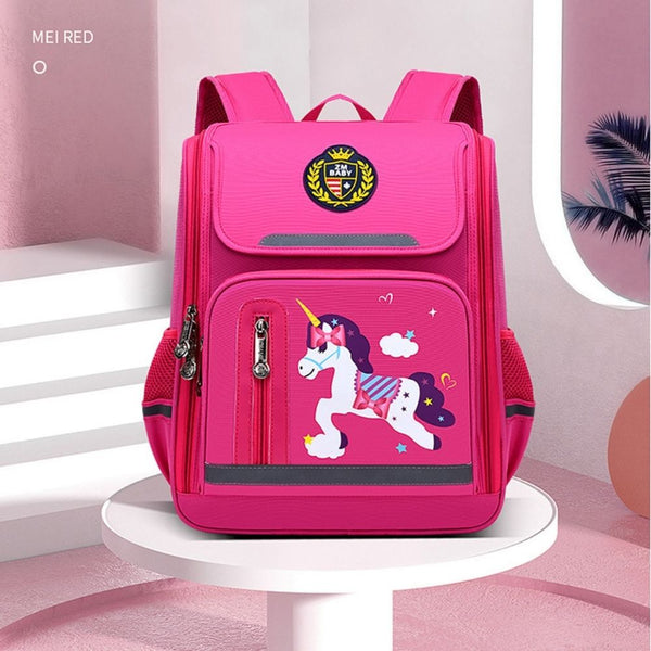 Pink Unicorn School Bag Kids Backpack