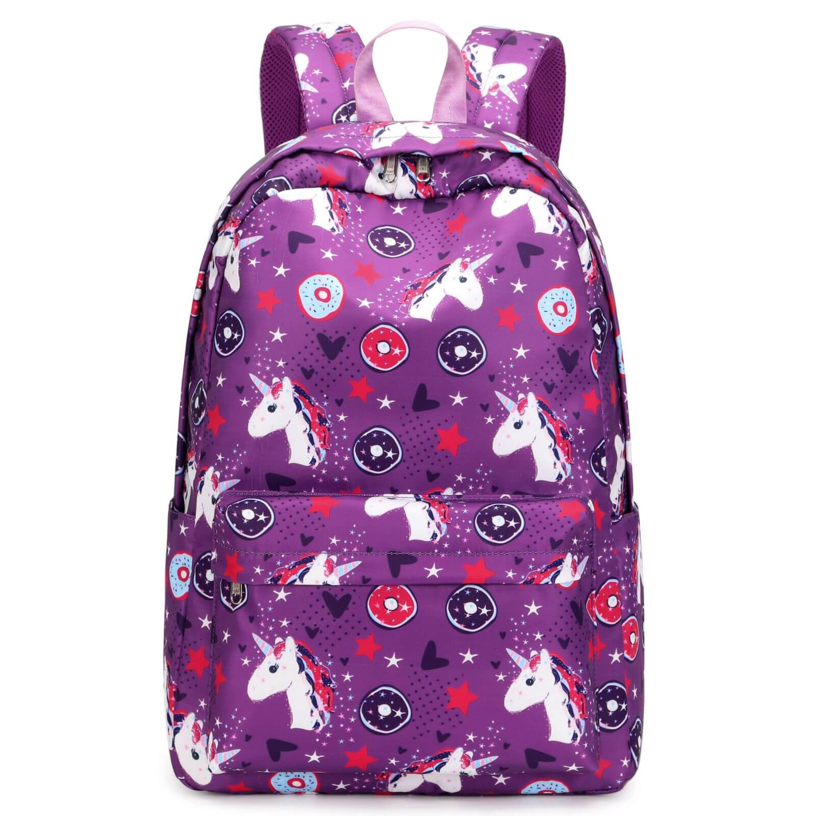 Pink & Purple Star Unicorn Kids School Bags & Backpacks NZ Happy Kid