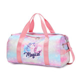 pink unicorn gym duffle bag