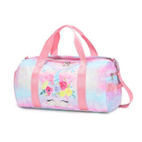 pink unicorn gym duffle bag