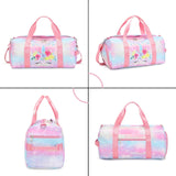 pink unicorn gym duffle bag