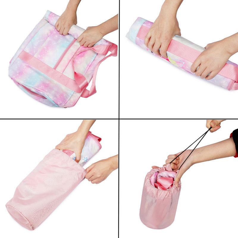 pink unicorn gym duffle bag