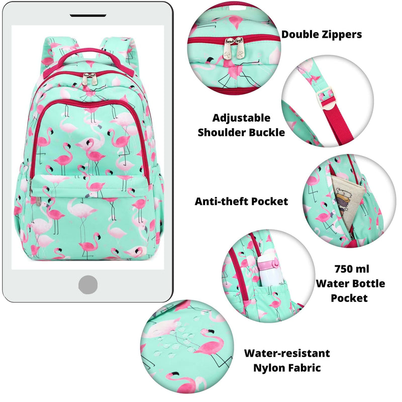 School Bags NZ for Girls Kids Backpacks High School Bags-Flamingo