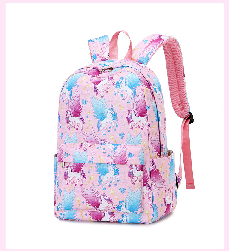 Unicorn School Bag Set Kids Backpack Rainbow Bags Girls School Bags