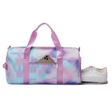 Galaxy Women Duffle Bag Gym Bag Weekend, Travel & Overnight Bags Glitter Purple