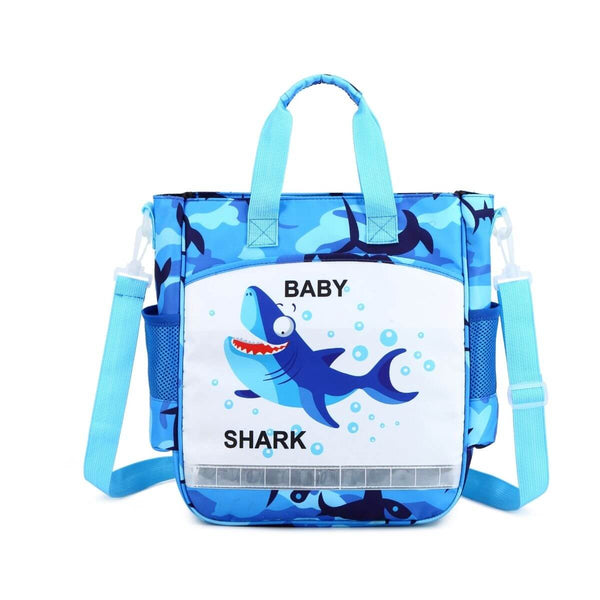 shark single shoulder school bags and backpacks