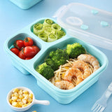 Eco silicone collapsible bento style lunchboxes