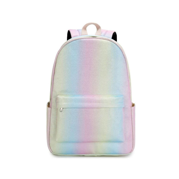 Glitter rainbow girls school bags and backpacks