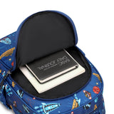 Kids Backpack Spaceship Blue