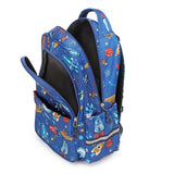 Kids Backpack Spaceship Blue