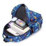 Kids Backpack Spaceship Blue