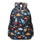 Kids Backpack Spaceship Black