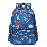 Kids Backpack Spaceship Blue