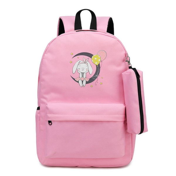 moon rabbit backpack bunny school bag