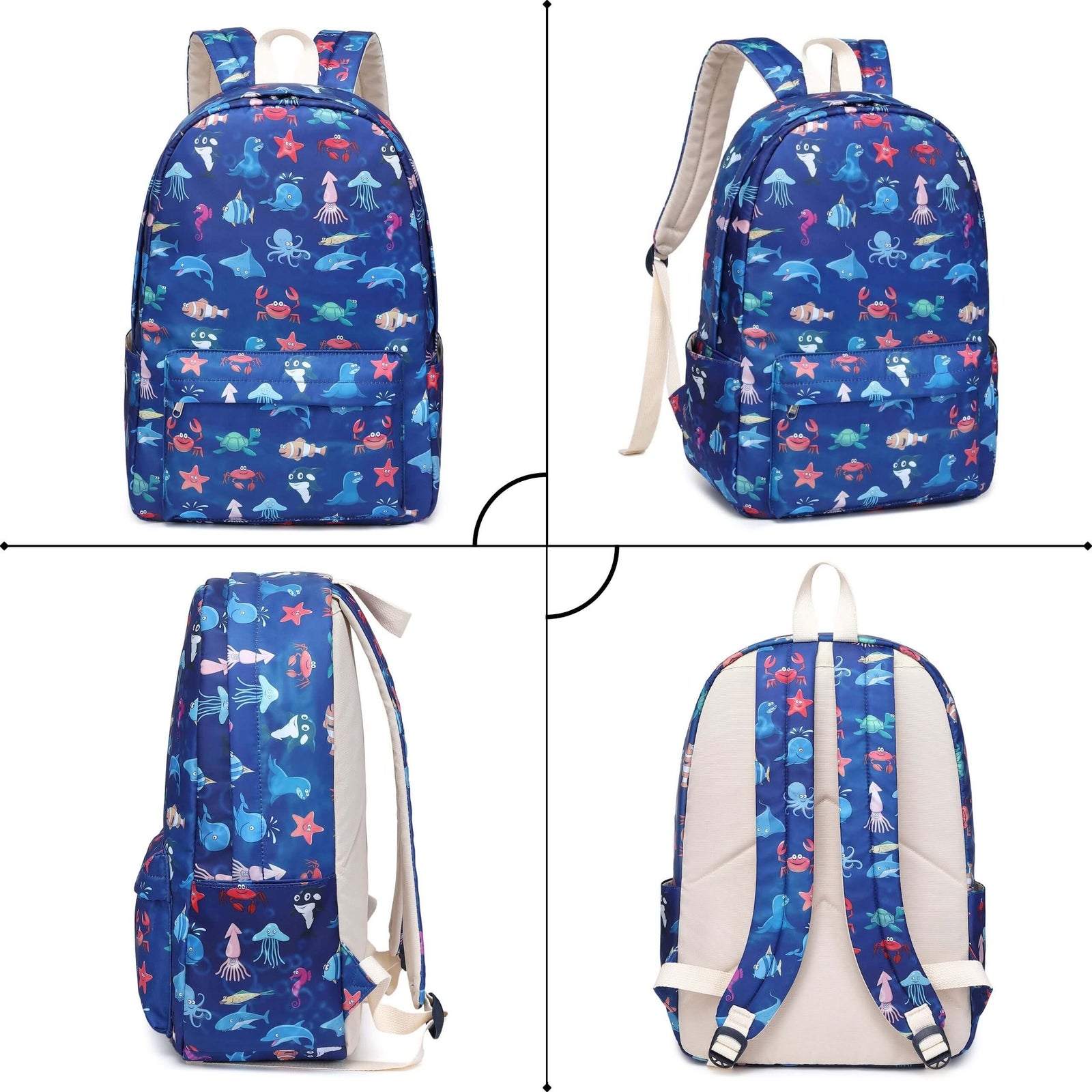School Backpacks NZ Kids School Bags Ocean Animal Happy Kid