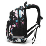 Black Rainbow Unicorn Backpack Set