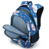 Blue Rainbow Unicorn Backpack Set