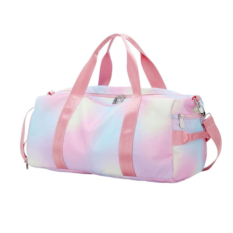 Womens duffle bag Cute Rainbow Girls Overnight Bag