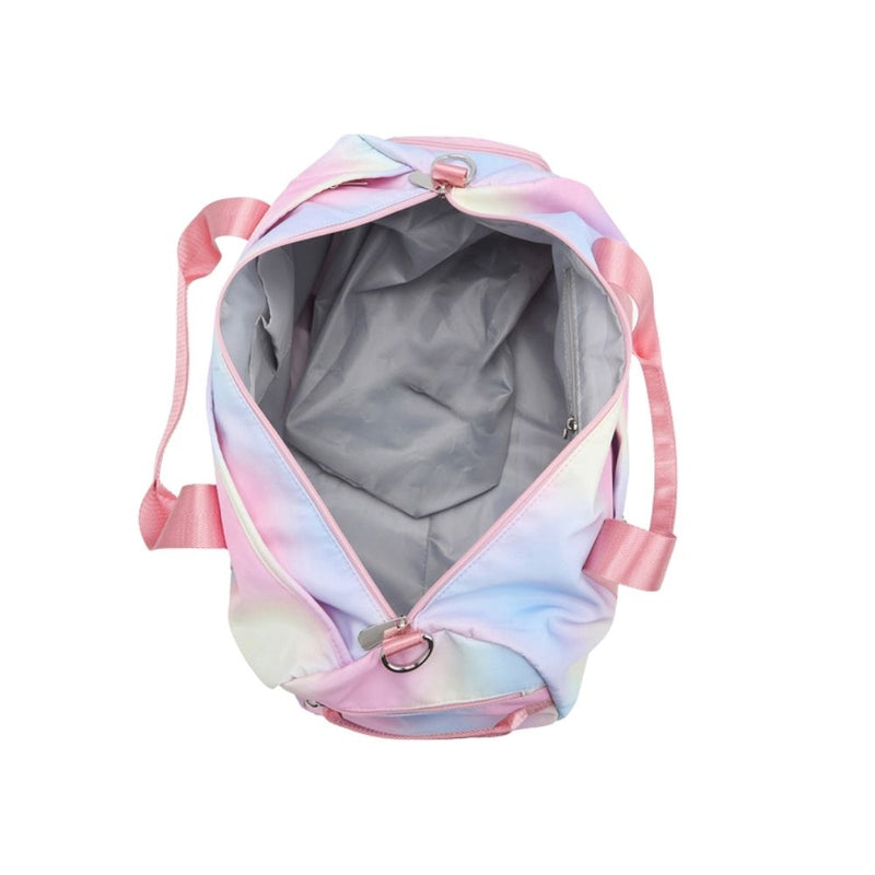 Womens duffle bag Cute Rainbow Girls Overnight Bag